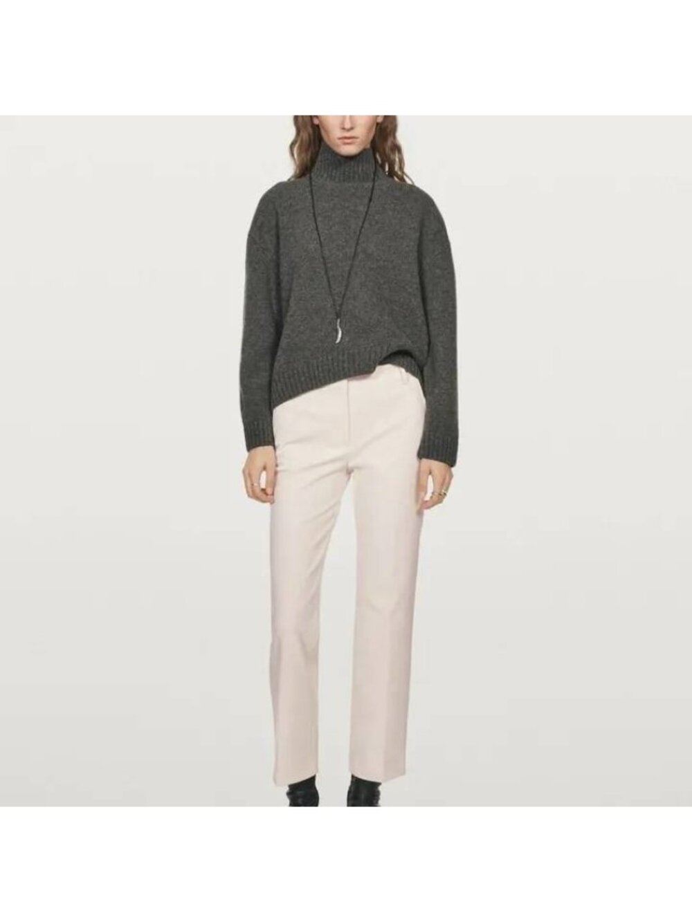 Massimo Dutti Womens Dress Pants EU 38 US 6 Off white 5029/529 NWT